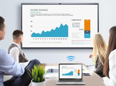 Wireless screen pairing